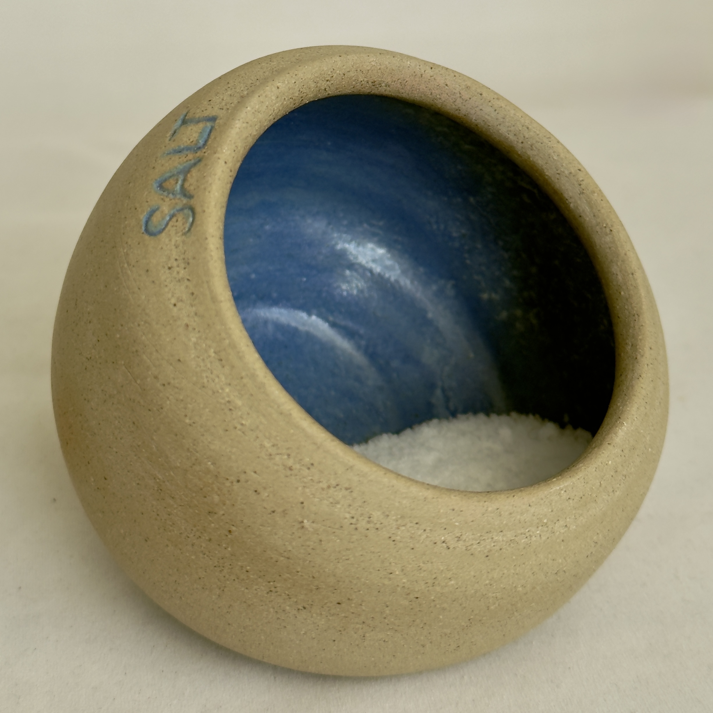 artisan functional pottery salt cellar